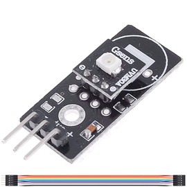 Youmile Ultraviolet Radiation Sensor UVM-30A DC 3-5V Sunlight Ultraviolet Beam Detection Sensor Module Detection Range 200nm-370nm with Connection Cable for Arduino