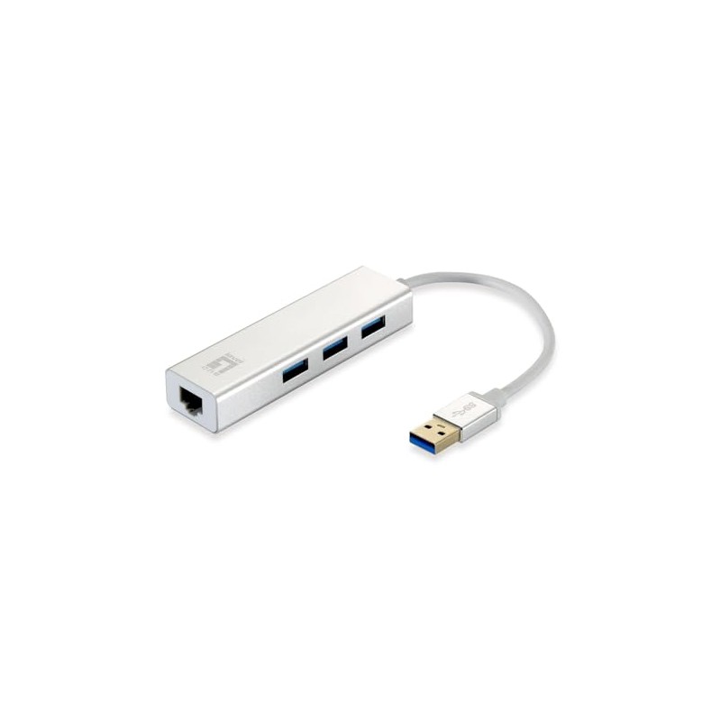 LevelOne USB Hub 3-Port Wake-on-LAN USB-0503V 3 Network Adapter