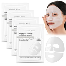 4 PCS Collagen Mask Collagen Face Masks Deep Moisturizing Collagen Mask Overnight Hydrating Collagen Overnight Face Mask Moisturizing Nourishing Firming Suitable for All Skin Types