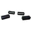 Honbay 4PCS 24mm Rubber Replacement Watch Band Loops Silicone Watch