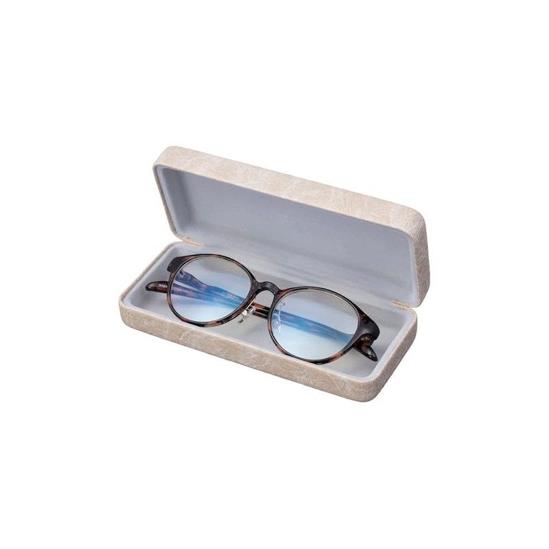 Pearl SO-97BE 092065 Eyeglass Case Square Box Hard Case Synthetic