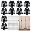 Rixotix 10-Pack Heavy Duty Mop & Broom Holder - Wall-Mounted