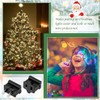 30Pcs Black Female Male Christmas Light Slip Plug