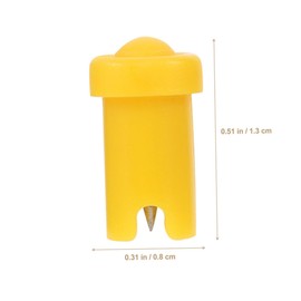 VICASKY 40Pcs Eyelash Glue Bottle Nozzle Needles Blocking Replacement Tips for Eyelash Extensions Durable for Home Salon Use