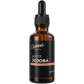 100ML Aceite de Jojoba Virgen Gold Virgin Grade™ 100% Puro, Prensado en Frío, Grado Cosmético Para Serums, Cremas, Jabones y Aromaterapia CHANNAH Cosmetics