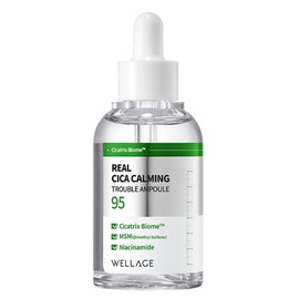 Wellage Real Cica Calming 95 Trouble Ampoule 1ea 50ml / 웰라쥬 리얼 시카 카밍 95 트러블 앰플 1개 50ml