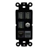 Wallplate City 1 Port CAT6 COAX 3 HD PHONE Wall