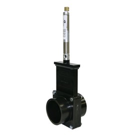 Valterra 9303S ABS Pneumatic Gate Valve, 3" Spigot w/ Stainless Steel Paddle & Gate Keeper