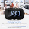 uscce Digital Dual Alarm Clock Radio - 0-100% Dimmer with