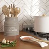 Barnyard Designs Ceramic Farmhouse Kitchen Utensil Holder for Countertop, Decorative