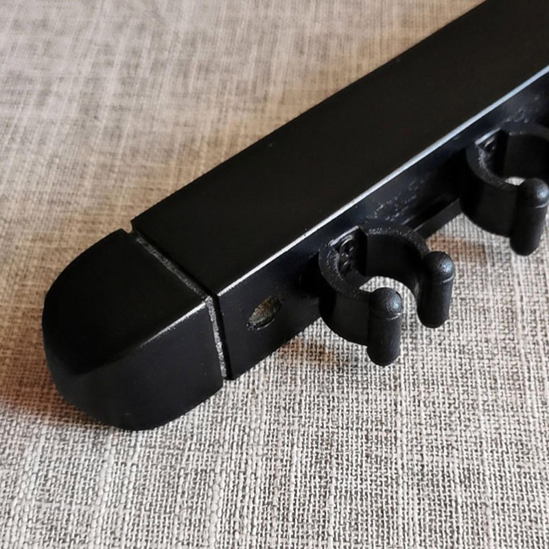 Generic Pool Cue Rack Wall Mount - 4 Cue Clips