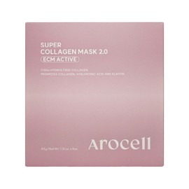 Arocell Super Collagen Mask 2.0 ECM ACTIVE 4 sheets / 아로셀 슈퍼 콜라겐 마스크 2.0 ECM ACTIVE 4매