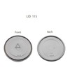 TOAKS 蓋 チタンポットまたはカップ 80mm/90mm/115mm/130mm/145mm/170mm (LID-115)