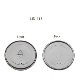 TOAKS 蓋 チタンポットまたはカップ 80mm/90mm/115mm/130mm/145mm/170mm (LID-115)