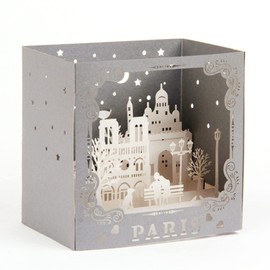 Rnitle Greeting Card, 3D Paris Pop Up Greeting Cards for Birthday, Love, Mother's Day, Thanksgiving for Anniversary(21 * 14cm)