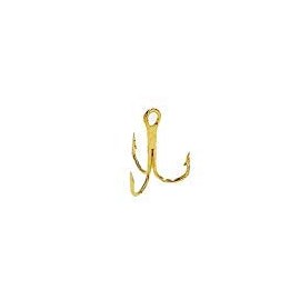 Sanhu Treble Hooks Gold #18 50 Pieces