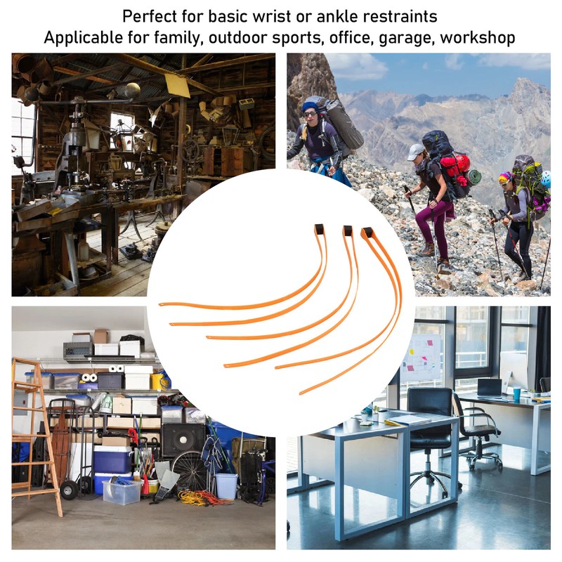 3Pcs Nylon Cable Tie Wire Zip Self Locking with Pull