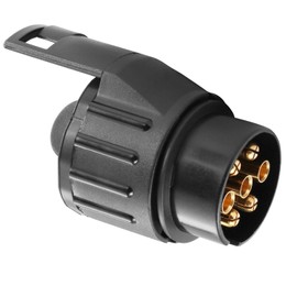 ETUKER Trailer Adaptor 7 to 13 Pin Towing Hitch 7-Pin Socket to 13-Pin Plug