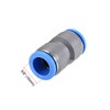 sourcing map Straight Push Connectors 16mm Quick Release Pneumatic Connector