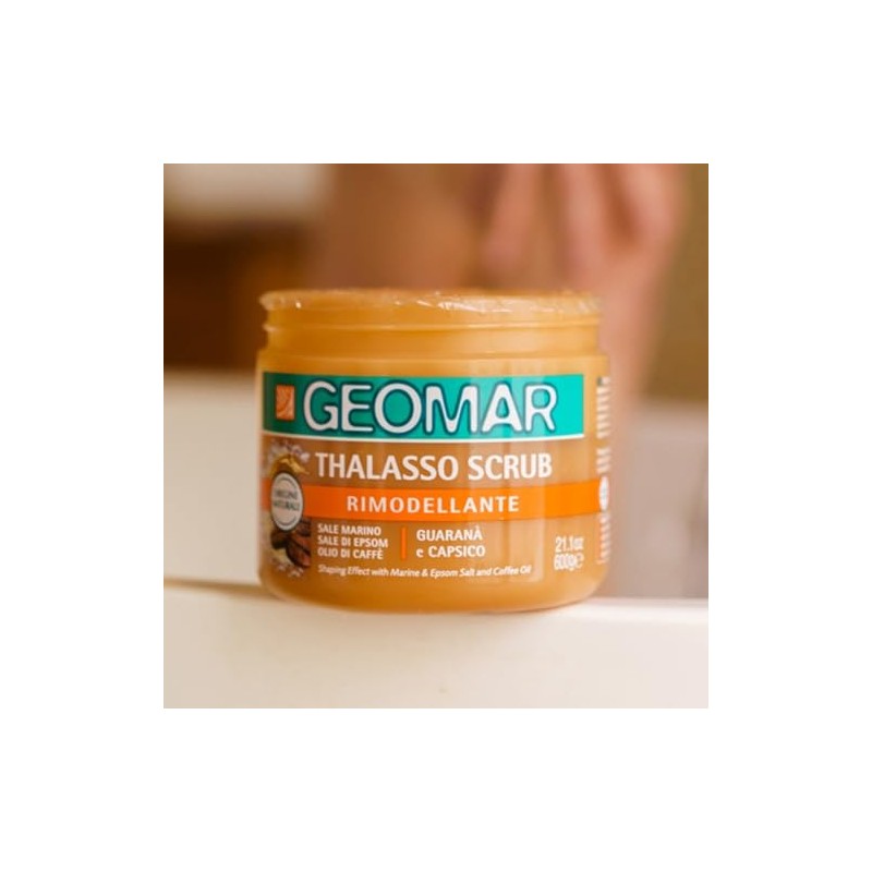 Geomar Thalasso Scrub Remodellante 600 G, Remodelante 21.1 Oz [Importado