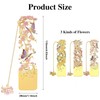 YQQZQ 3pcs Metal Bookmarks, Classical But Fashion Flower Design, Osmanthus,