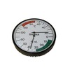 eliga Climate Gauge Black 160 mm for Sauna
