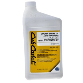 CUB CADET 490-000-C050 SAE 20W-40 UTV/ATV Engine Oil 4-Cycle 1 Quart Bottle