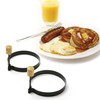 Norpro Round Pancake/ Egg Rings, Black, 4 Inch