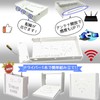 3world Router, Concealed Wall Storage Box, White, Plywood