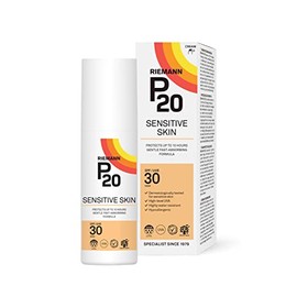 RIEMANN P20 RIEMANN P20 SPF30 Sensitive Sun Cream 100ml, High Level UVA Protection for up to 10 Hours, Allergy Certification, Water Resistant, Durable & Long Lasting, Sweat Resistant