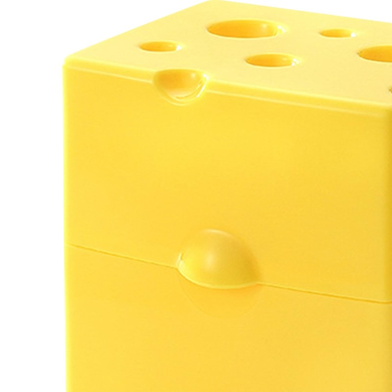 Contenedor de rebanadas de queso, caja de queso con tapa,