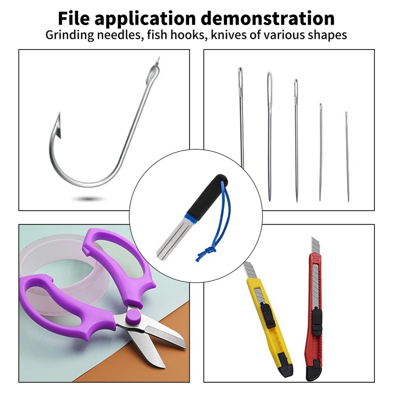 Wjelet Precision V-Groove Dart Sharpener - Rapid Sharpening Tool, Diamond