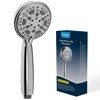 HNNHOME HydroPulse 100 mm Handbrause Hochdruck-Duschkopf, 6 Sprühmodi, universeller Power-Duschkopf-Ersatz