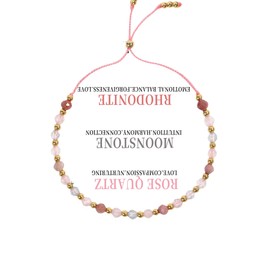 sunglnl Healthy Pregnancy Bracelet, Announcement Pregnancy Must Haves Beaded Bracelets Hope Spiritual Natural Stone Jewelry Gift For 1st Expecting Mom Pregnant Women Mothers Day Gift, Large, Stone, no