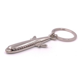 H-Customs Passenger Plane Jumbo Keyring / Aviation Travel Flying Air Travel Airlines