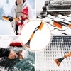 Car Ice Scraper with Broom 61 cm Removable Professional Snow