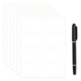 240Pcs Gift Tags Stickers,2'' x 3''Blank Sticker,Self-Adhesive White Labels for Essential Oil Bottle,Jars,Food Storage or Gift Decoration(White)