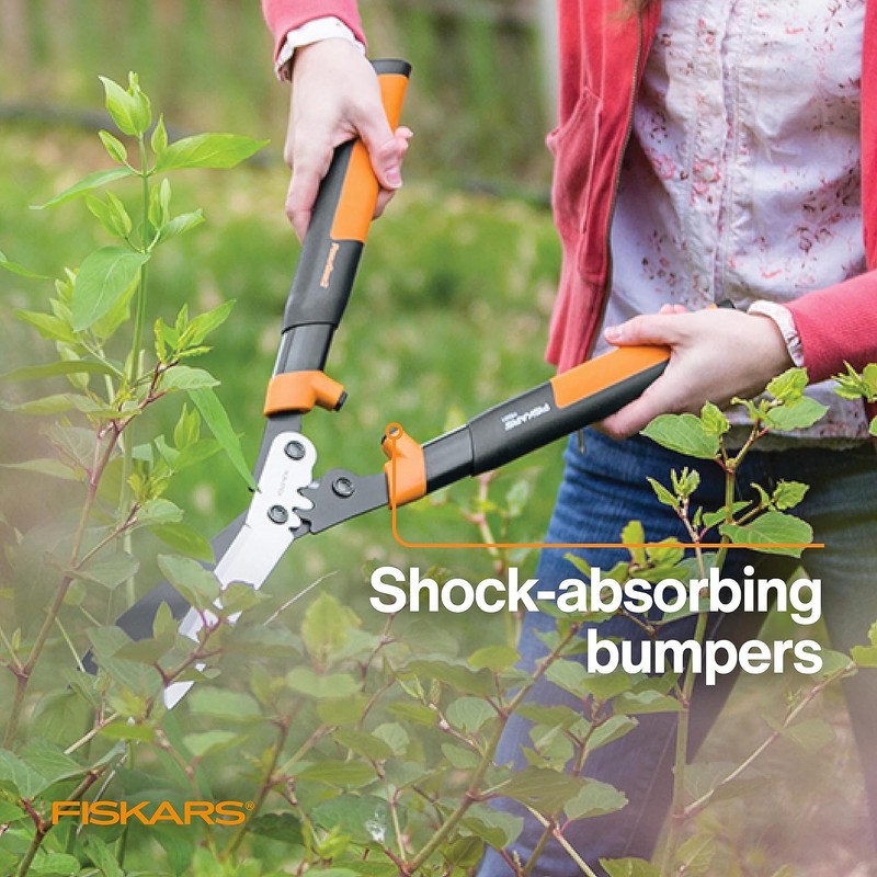 Fiskars 23" Hedge Shears, Hedge Clippers with PowerGear2 Technology that