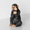 Prodbuy Small Black 12cm Resin Rude Monkey Ornament