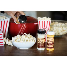 Amish Country Popcorn | Seasoning Variety Pack | BallPark Style ButterSalt - 6 oz and Ranch - 5.5 oz Popcorn Seasoning | Old Fashioned with Recipe Guide