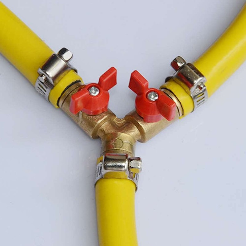 Y Shape Ball Valve 3 Way Shut Off Ball Valve