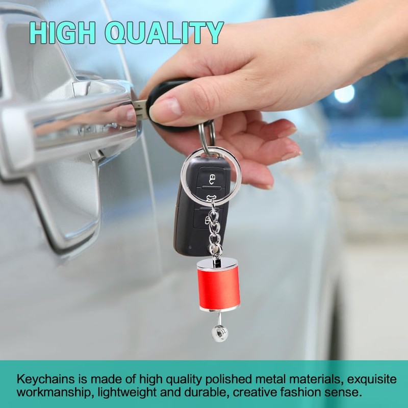 Jsorum Six Speed Manual Transmission Gear Shift Fidget Toy Keychain,