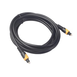 LABRIMP Port Optical Fiber Audio Cable Spdif Fiber Cable High Speed Low Loss Transmission for Amplifiers Home Theater and Streaming Devices