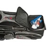 Moxy Bowling Products Deluxe Triple Roller Bowling Bag- Silver/Black