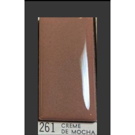 STYLON 261 CREME DE MOCHA MID CENTURY MODERN 4-1/4" Gloss Ceramic Tile NOS 1962