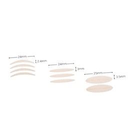 OATIPHO Double Eyelid Tape Set Invisible Lace Mesh Eye Patches for Droopy Mono Eyelids with Fork Tweezers 30 Pcs Traceless Makeup Supplies for Natural Eye Enhancement