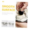 WOONEKY 2pcs Shave Bowl for Men Metal Shaving Cup Reusable