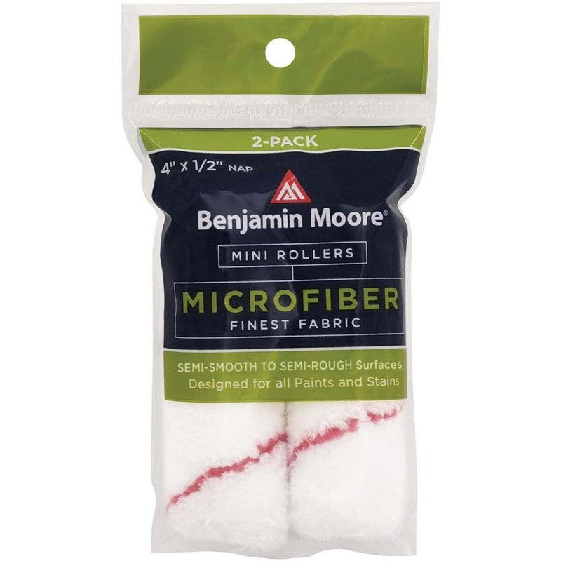 Benjamin Moore Microfiber 4 in. W X 1/2 in. Mini