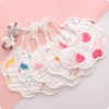 New Arrival Colorful Printing Bamboo Soft Baby Bibs Bamboo Material