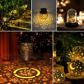 2 Pack Solar Light Replacement Top (Top 3.54 Inch, Bottom 2.75 Inch), Waterproof Replacement Solar Light Tops for DIY Hanging Lanterns Outdoor Garden, Pathway, Yard Decor Warm White